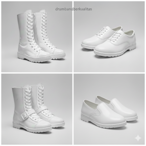Sepatu Drumband Elegan Warna Putih