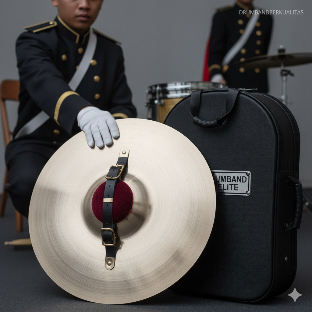 Cymbal Drumband Premium Suara Mantap & Berkualitas
